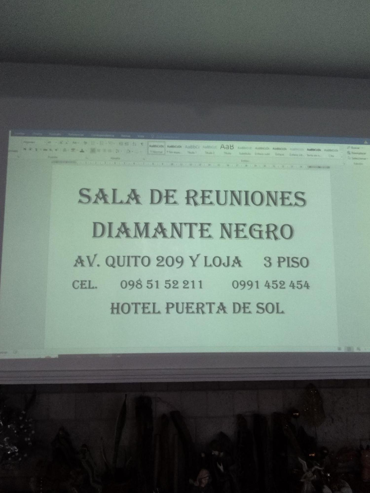 Hotel Puerta Del Sol Санто-Домінґо-де-лос-Колорадос Екстер'єр фото